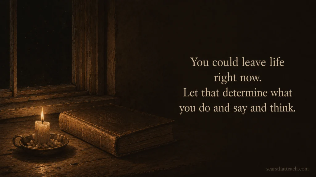What An Honest Reckoning With Mortality Tends To Clarify
