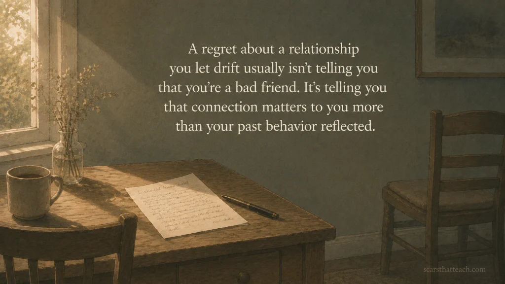 Regret As A Signal Not A Verdict