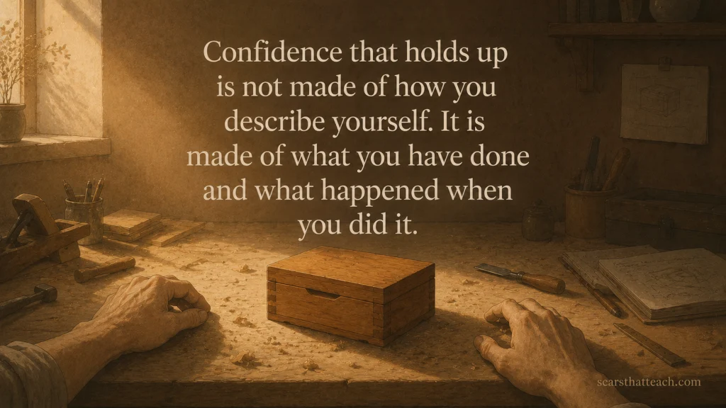 The Evidence You Are Actually Building