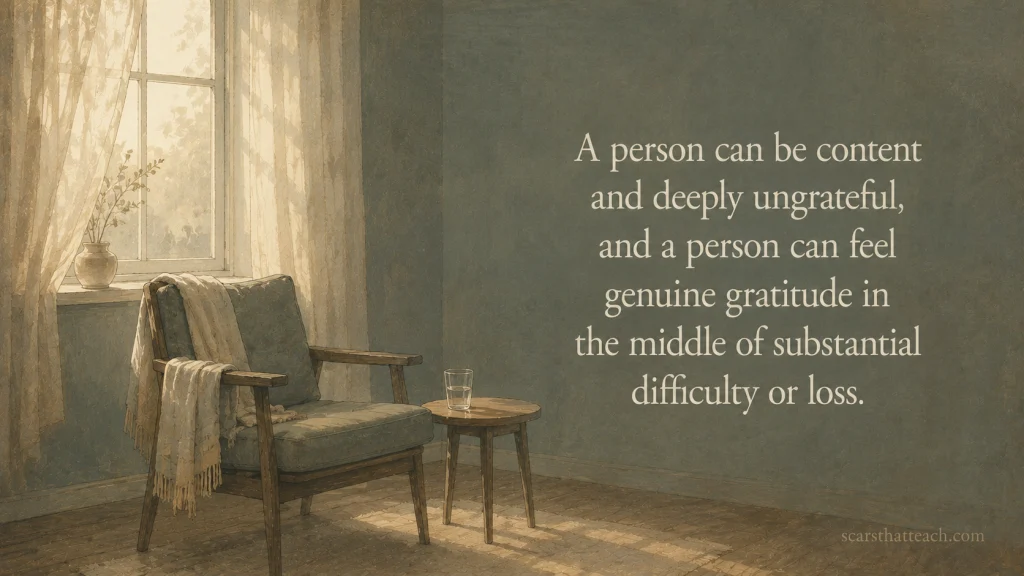 What Gratitude Is Not