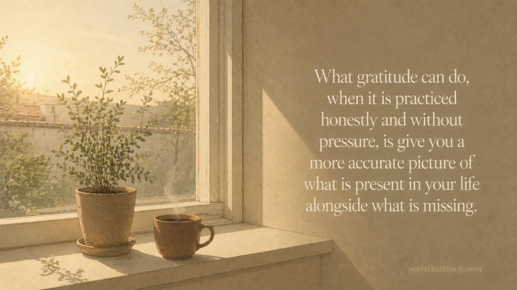 What Gratitude Owes You