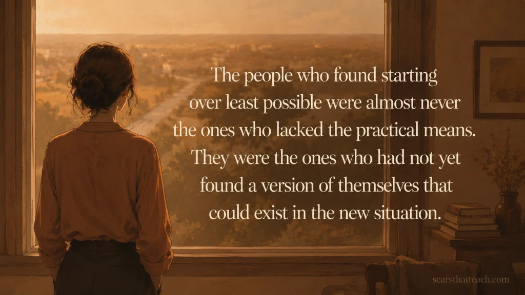 Why Most Starting Over Advice Misses The Real Problem