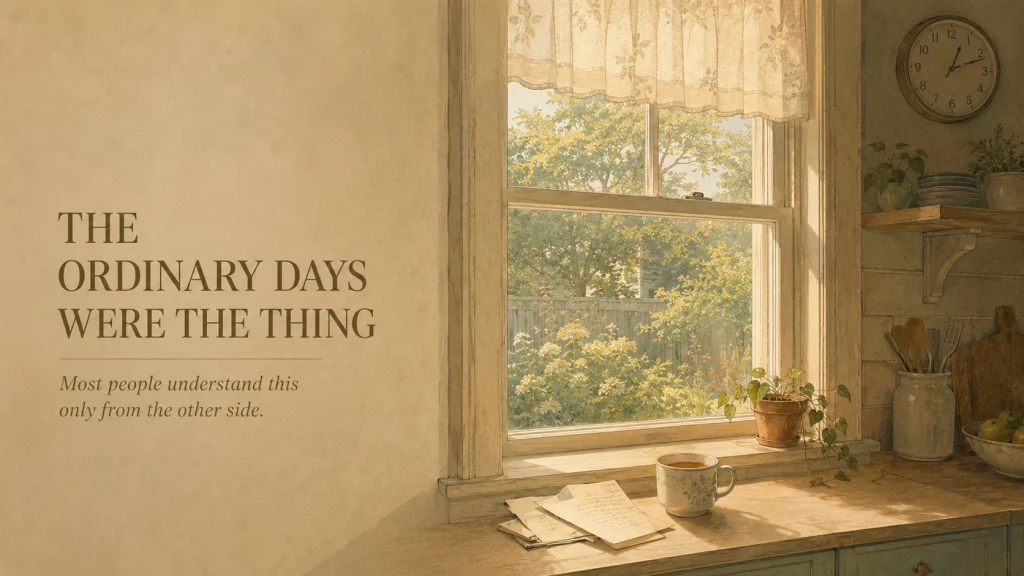 Life Lessons About Time From Elderly