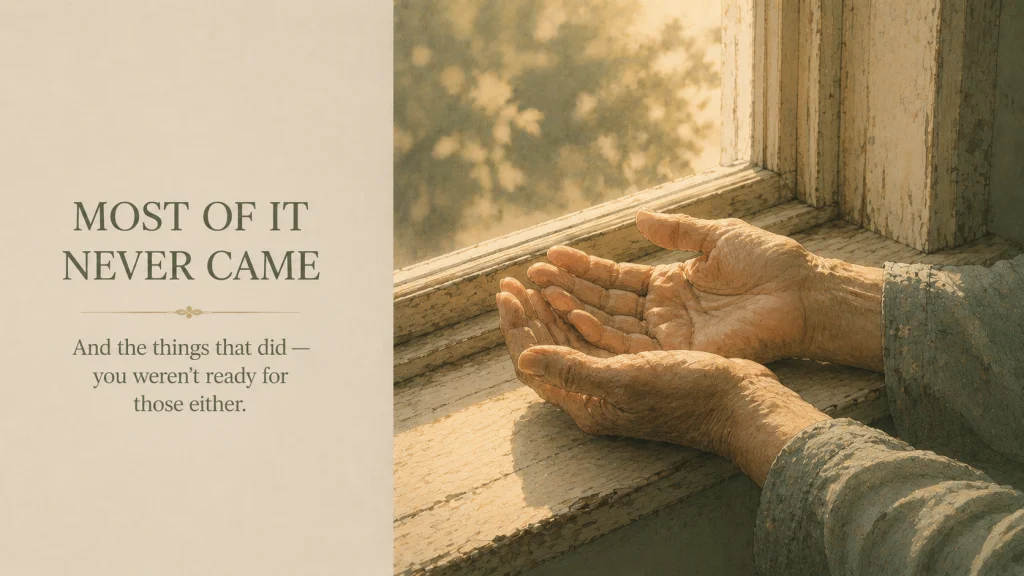 What The Oldest People Say About Worry