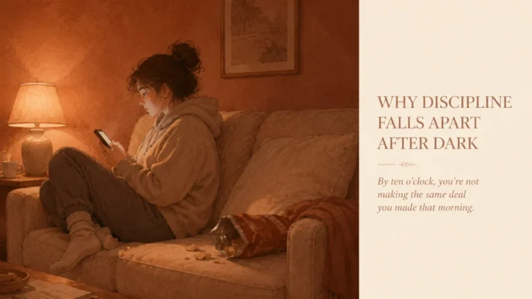 Why Self-Discipline Gets Harder at Night: The Evening Bargain