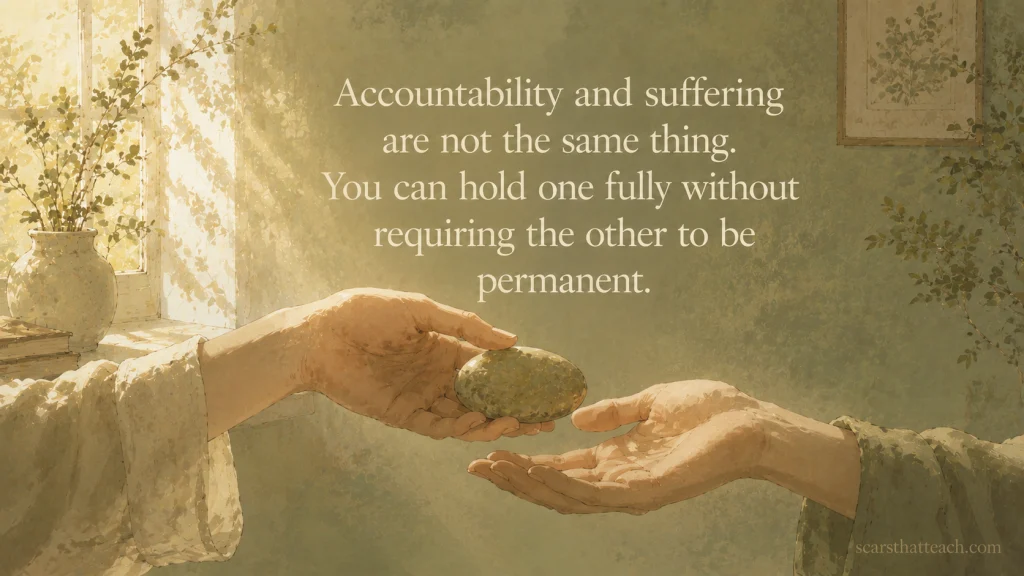 Accountability Does Not Require Permanent Suffering