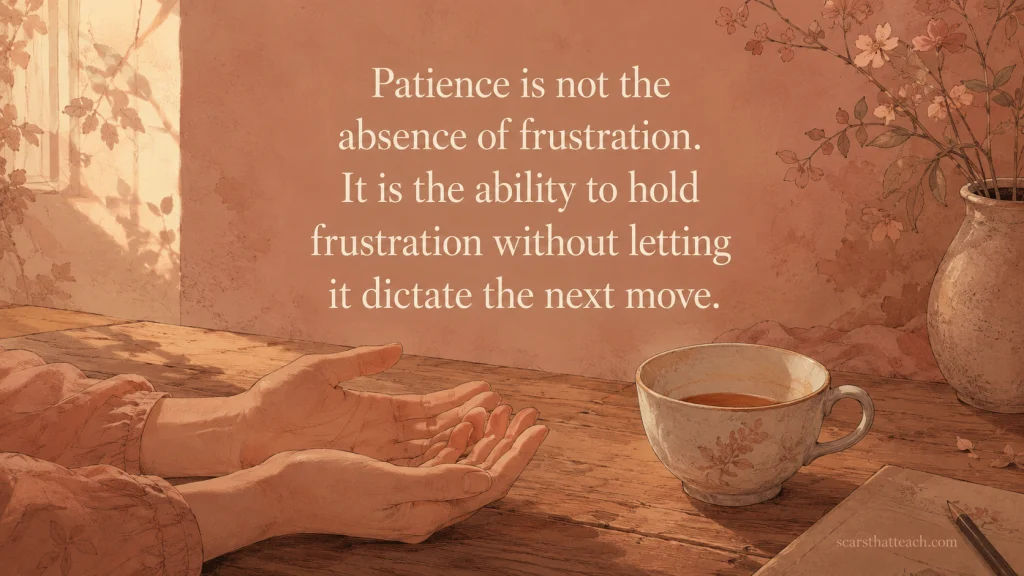 What Patience Actually Is And Why The Same Rules Apply