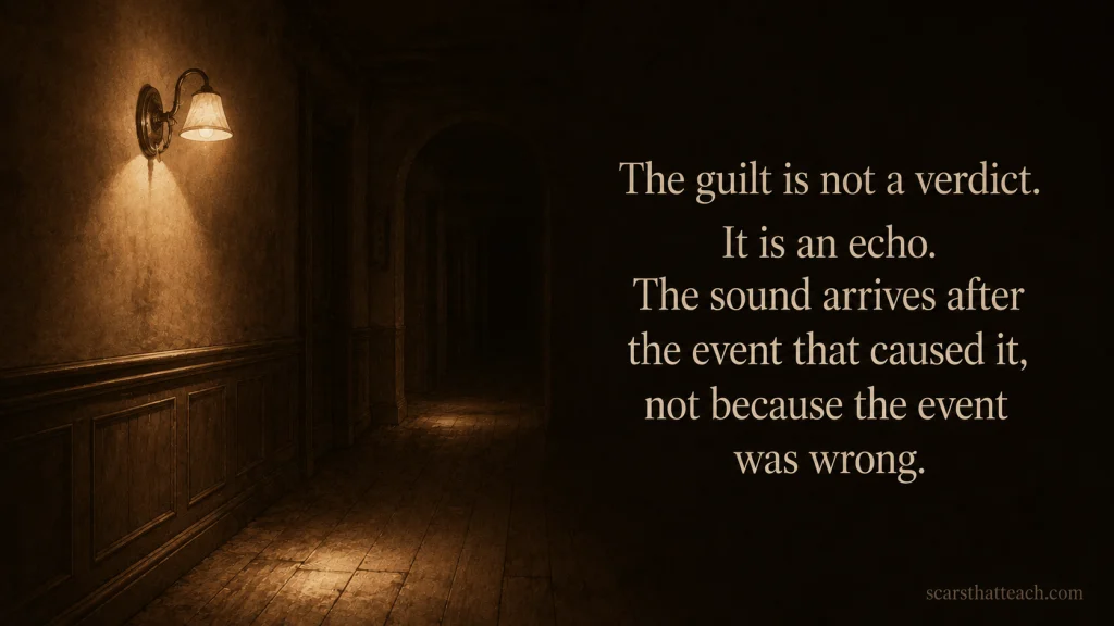 What The Guilt Is Actually Telling You