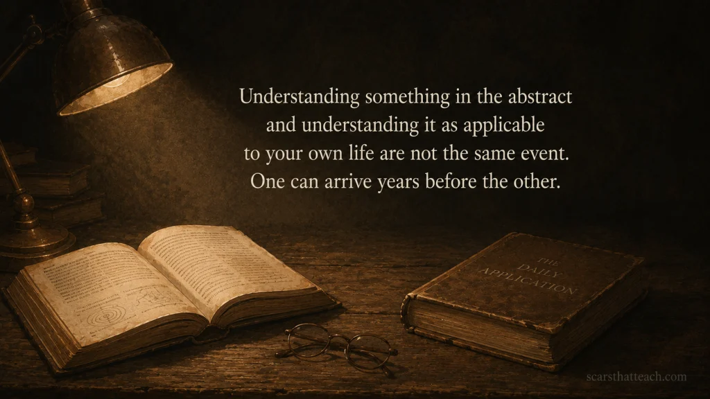 Why Understanding Cannot Arrive Without Something To Attach To