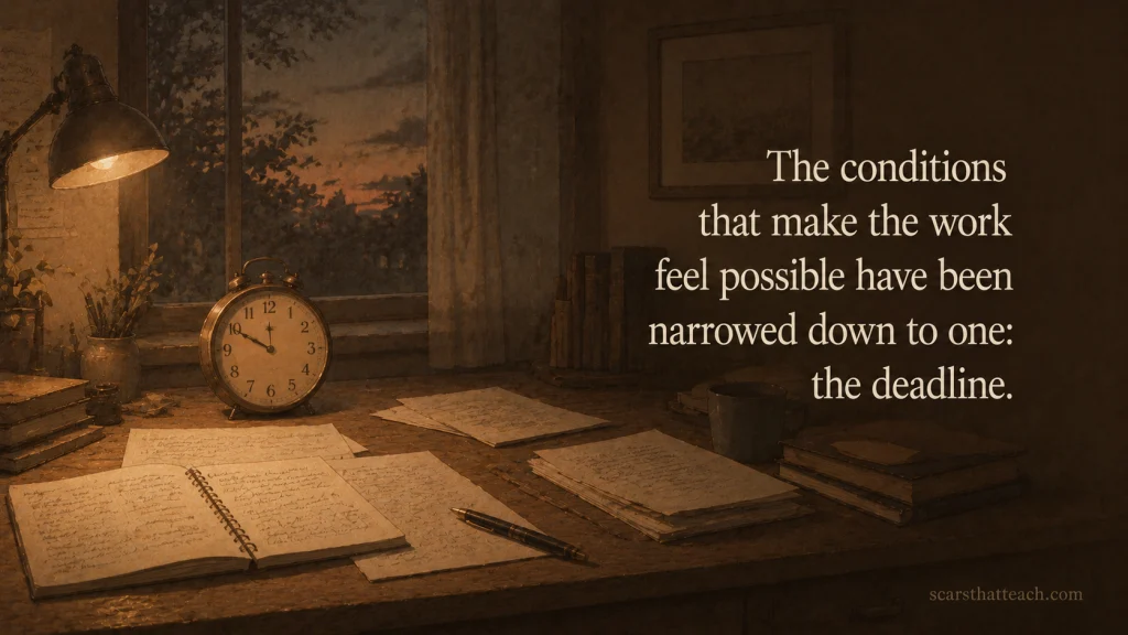 Why The Deadline Is The Only Thing That Works