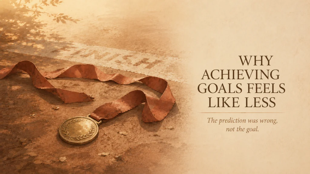 Why Achieving Goals Doesnt Make You As Happy As You Expected