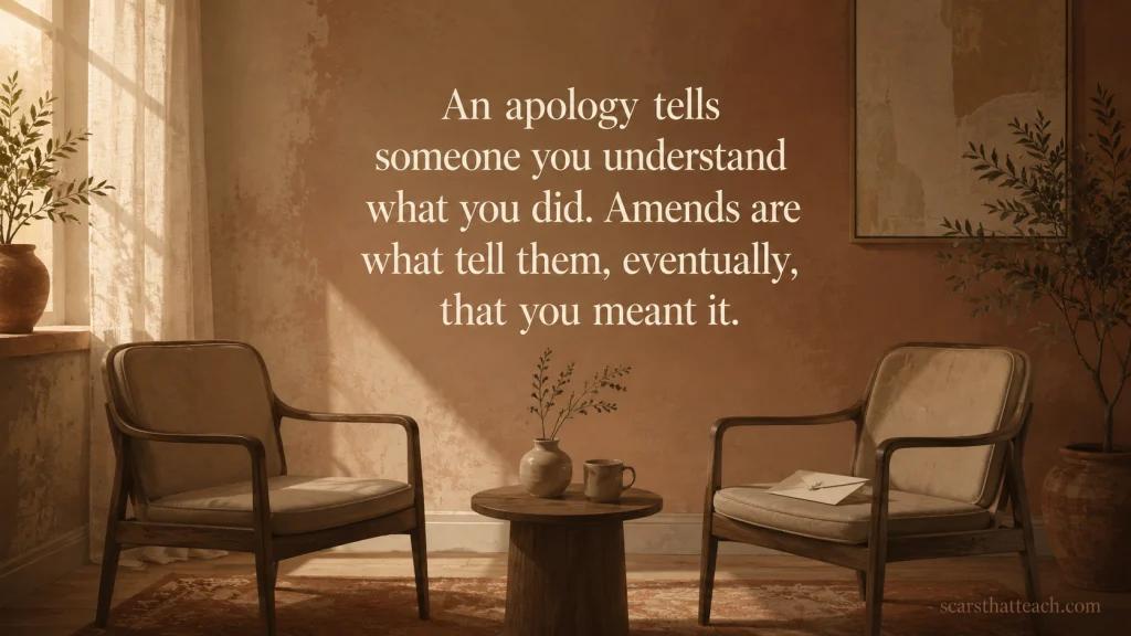 The Difference Between Saying Sorry And Making It Right