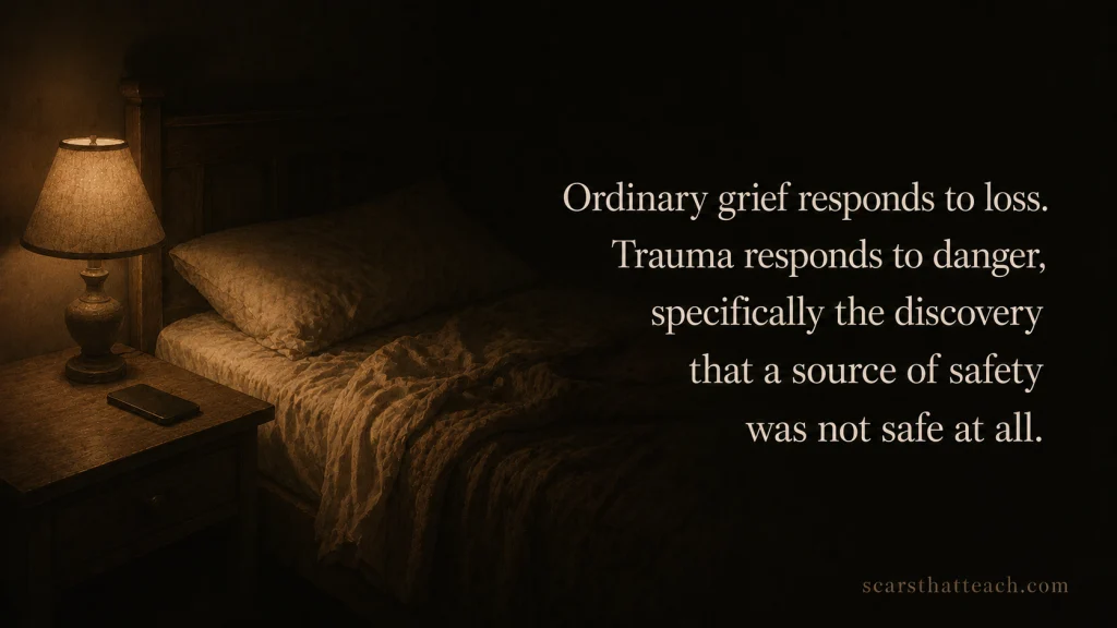 Why Betrayal Trauma Behaves Like Trauma Not Grief
