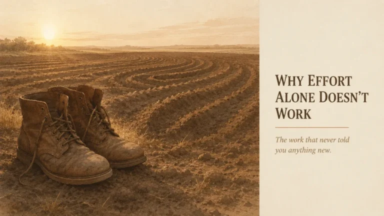 Hard Work vs Smart Work: Why Effort Needs Direction to Compound