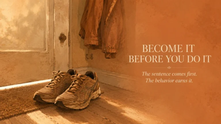 Identity-Based Habits: Why “Who You Want to Be” Beats “What You Want to Do”