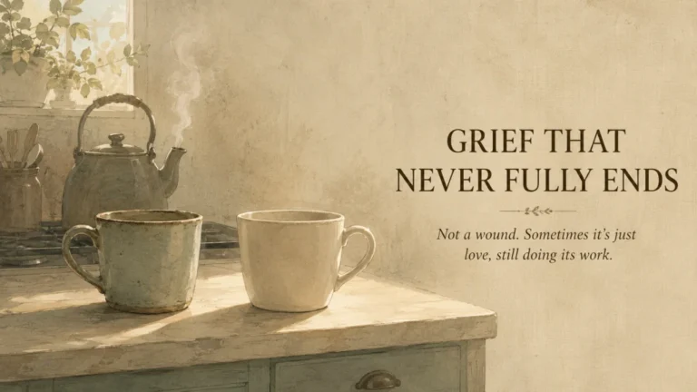 Why Grief Never Fully Ends (And Why That Might Be the Point)